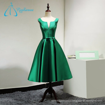 Green Quality-Assured New Fashion Bow Sashes Prom Dress Short